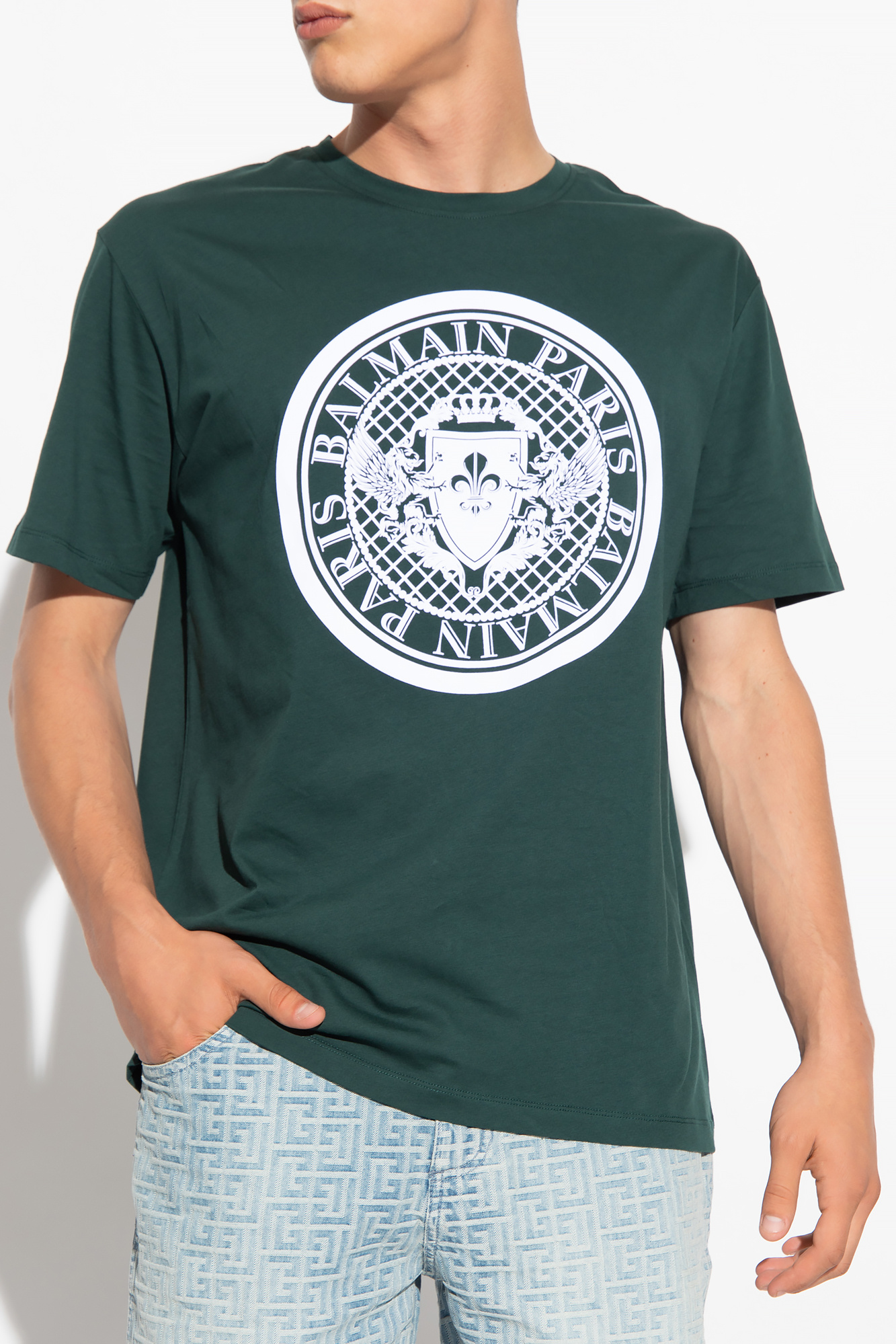 shirt Balmain - Balmain logo-print T-shirt
